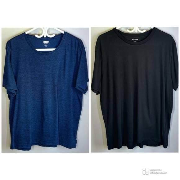 Old Navy Other - Bundle of 2 Old Navy Blue and Black Short Sleeve Relaxed Fit Tees Mens Size XL